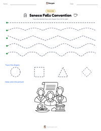 Seneca Falls Convention printable worksheet preview