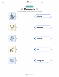 Anteprima della scheda stampabile di Fonografo