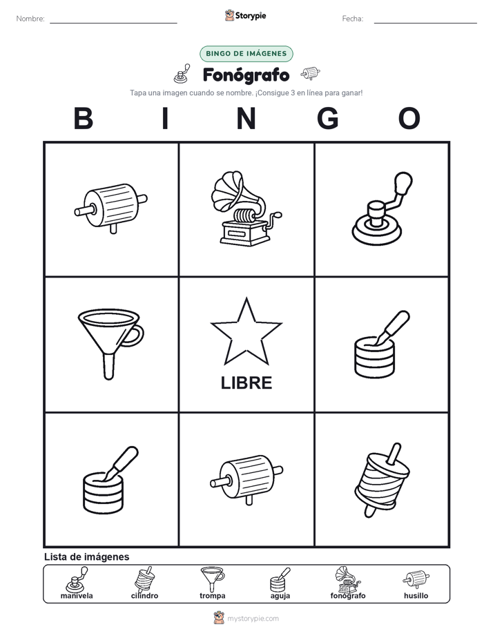Bingo de Imágenes