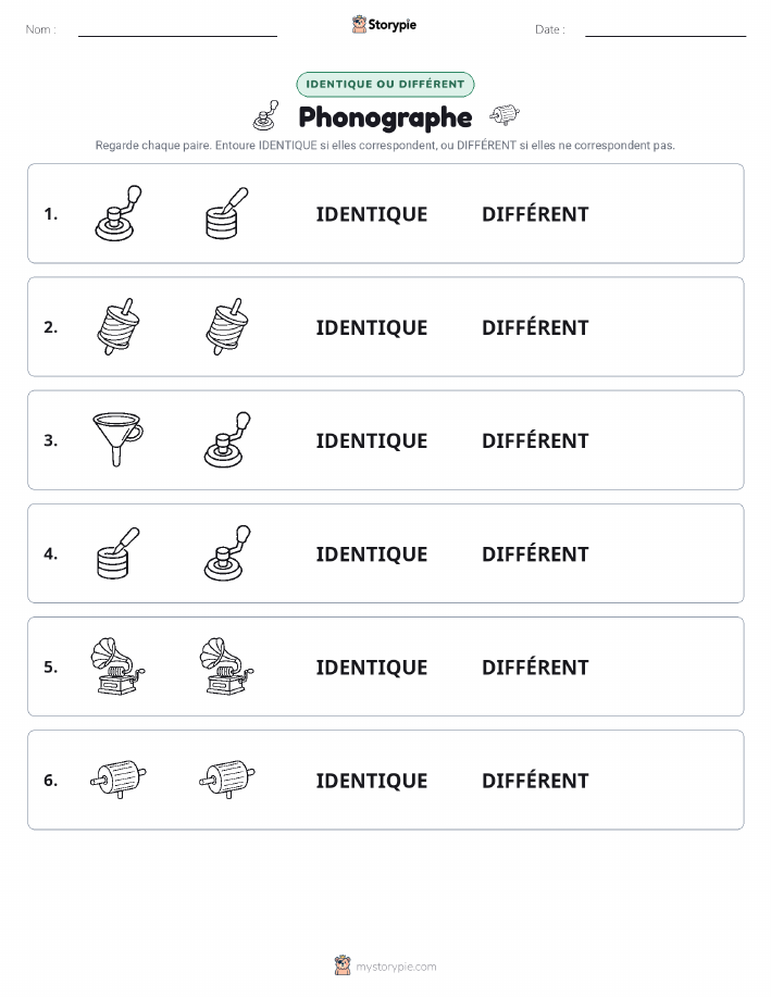 Identique ou Différent