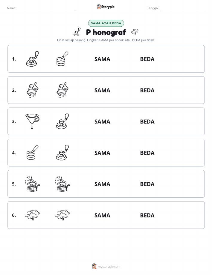 Sama atau Berbeda