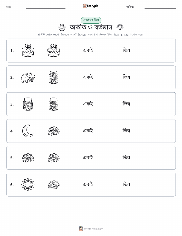 একই বা ভিন্ন