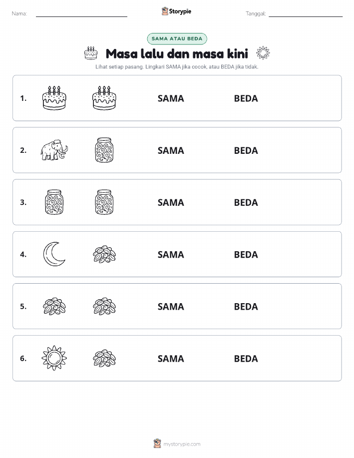 Sama atau Berbeda