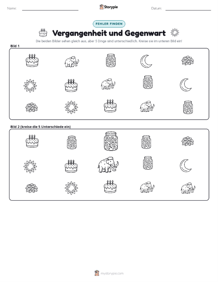 Finde den Unterschied