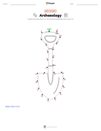Archaeology printable worksheet preview