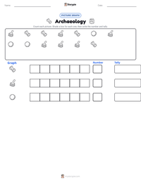 Archaeology printable worksheet preview