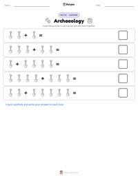 Archaeology printable worksheet preview