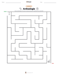 Anteprima della scheda stampabile di Archeologia
