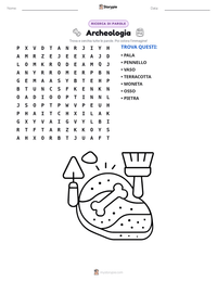 Anteprima della scheda stampabile di Archeologia