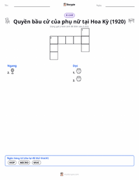 Xem trước tài liệu in sẵn Quyền bầu cử của phụ nữ ở Hoa Kỳ (1920)