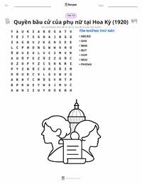 Xem trước tài liệu in sẵn Quyền bầu cử của phụ nữ ở Hoa Kỳ (1920)