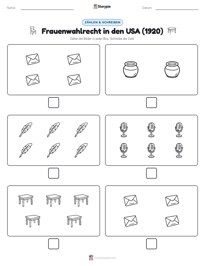 Zählen & Schreiben