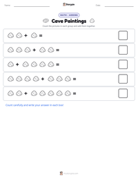 Cave Paintings printable worksheet preview