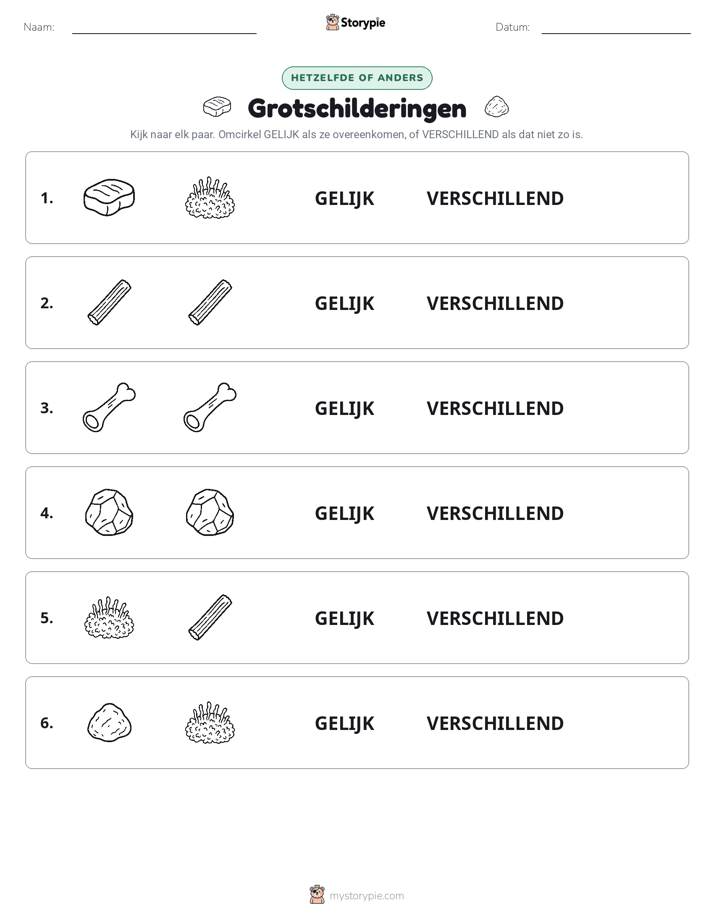 Zelfde of Verschillend