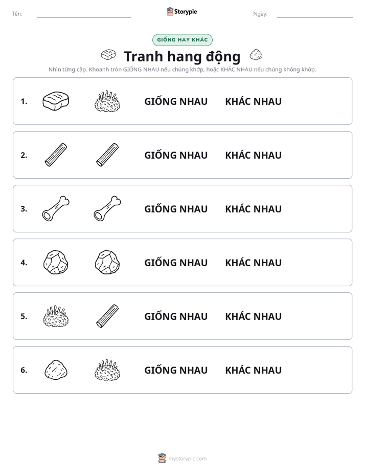 Giống Hay Khác