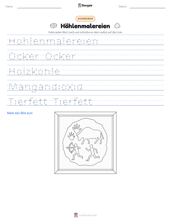 Schreibübung