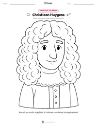 Anteprima della scheda stampabile di Christiaan Huygens