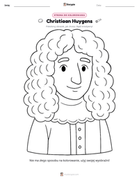 Podgląd drukowalnego arkusza ćwiczeń Christiaan Huygens