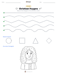 Anteprima della scheda stampabile di Christiaan Huygens