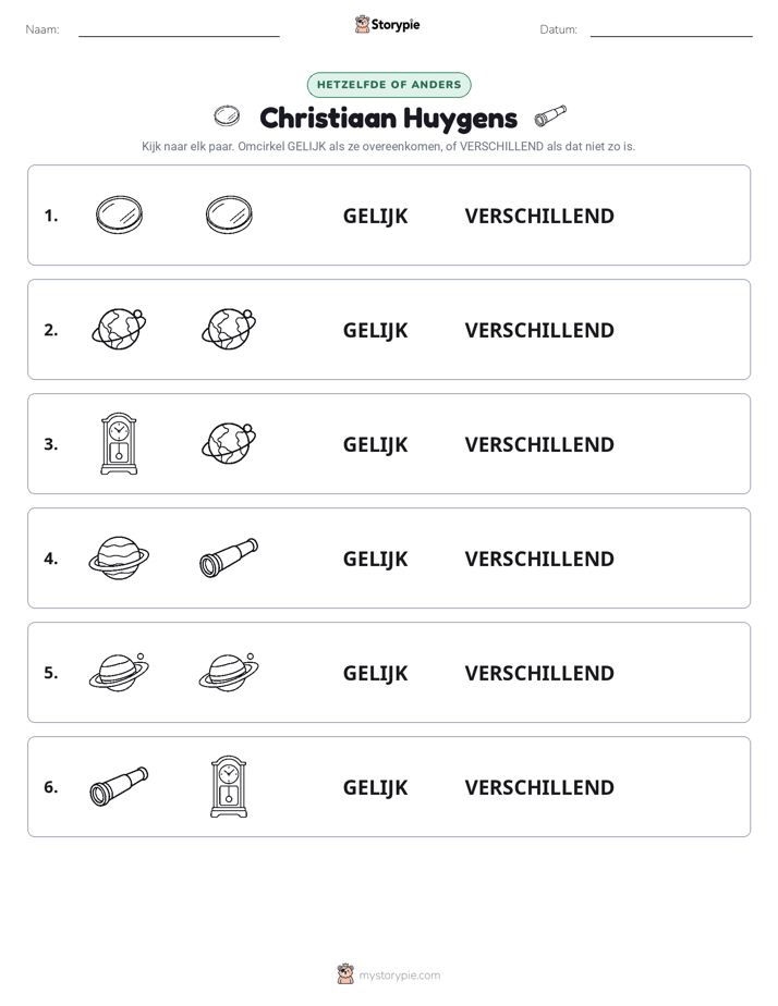 Zelfde of Verschillend