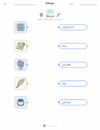 معاينة ورقة العمل القابلة للطباعة خريطة