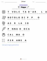 Anteprima della scheda stampabile di Mappa