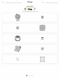 Map printable worksheet preview