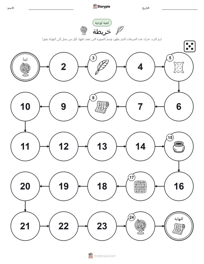 لعبة لف و تحرك