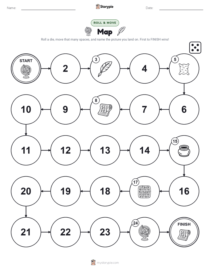 Roll & Move Game