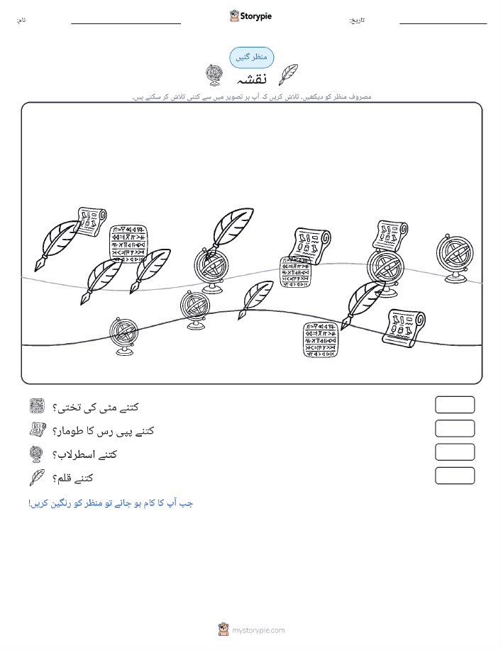 گنتی کا منظر