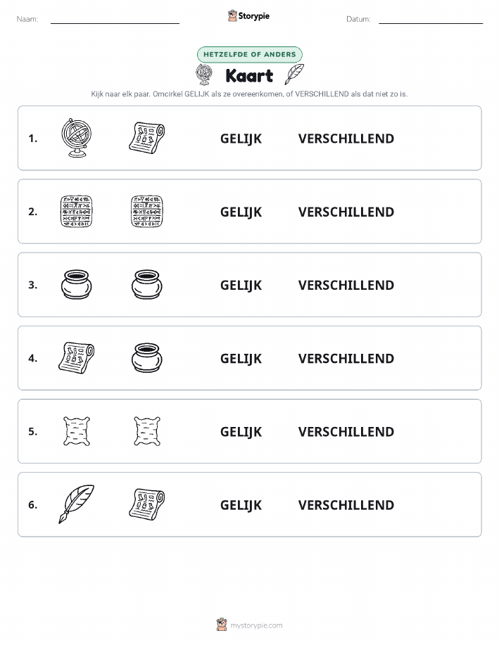 Zelfde of Verschillend
