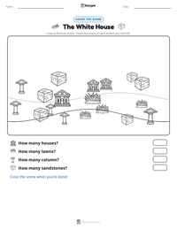 The White House printable worksheet preview