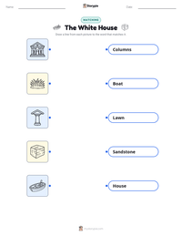 The White House printable worksheet for kids