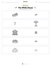 The White House printable worksheet preview