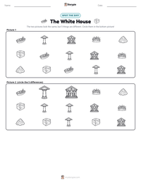 The White House printable worksheet preview