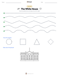 The White House printable worksheet preview