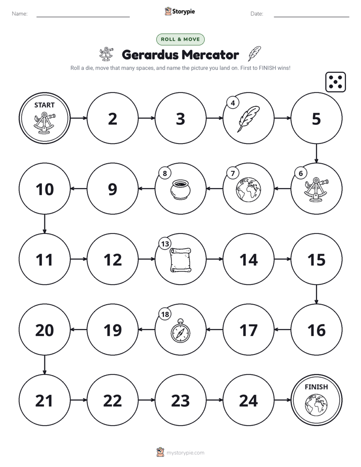 Roll & Move Game