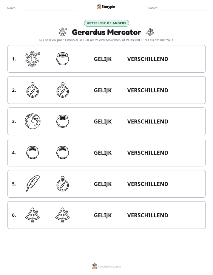 Zelfde of Verschillend