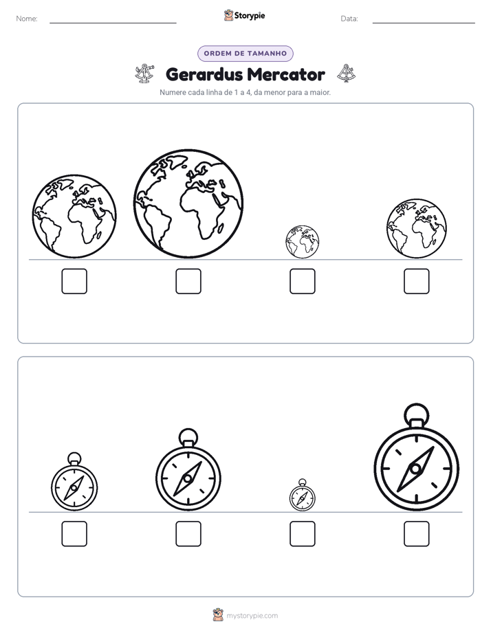 Ordem de Tamanho
