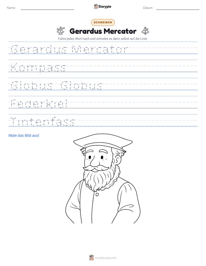Schreibübung
