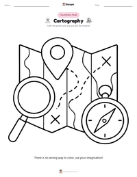 Cartography printable worksheet preview