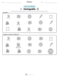 Anteprima della scheda stampabile di Cartografia