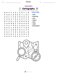 Cartography printable worksheet preview