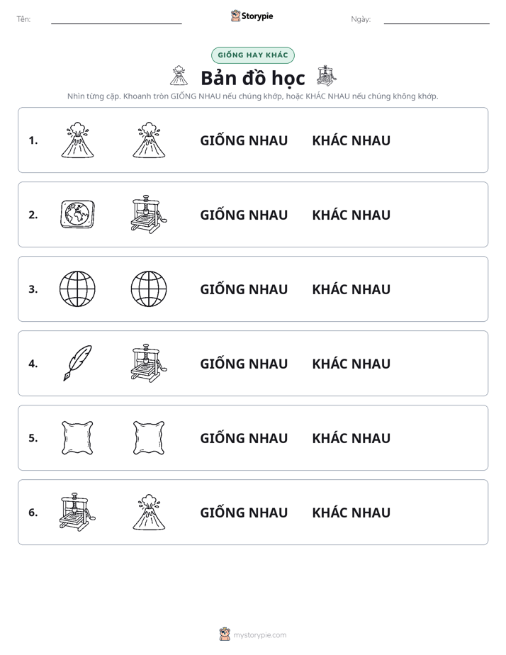 Giống Hay Khác