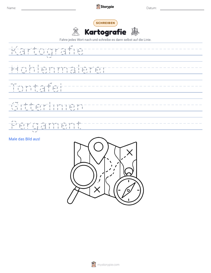 Schreibübung