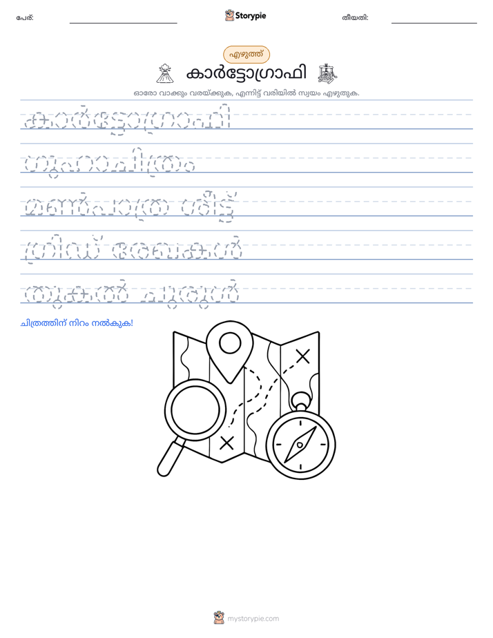 എഴുത്ത് പരിശീലനം