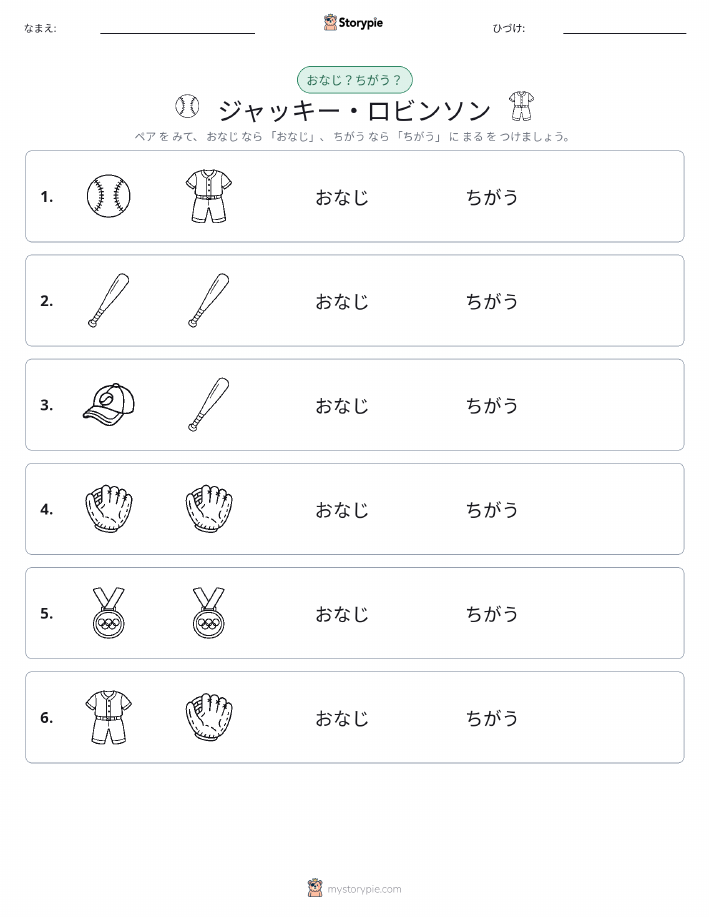 同じか違うか
