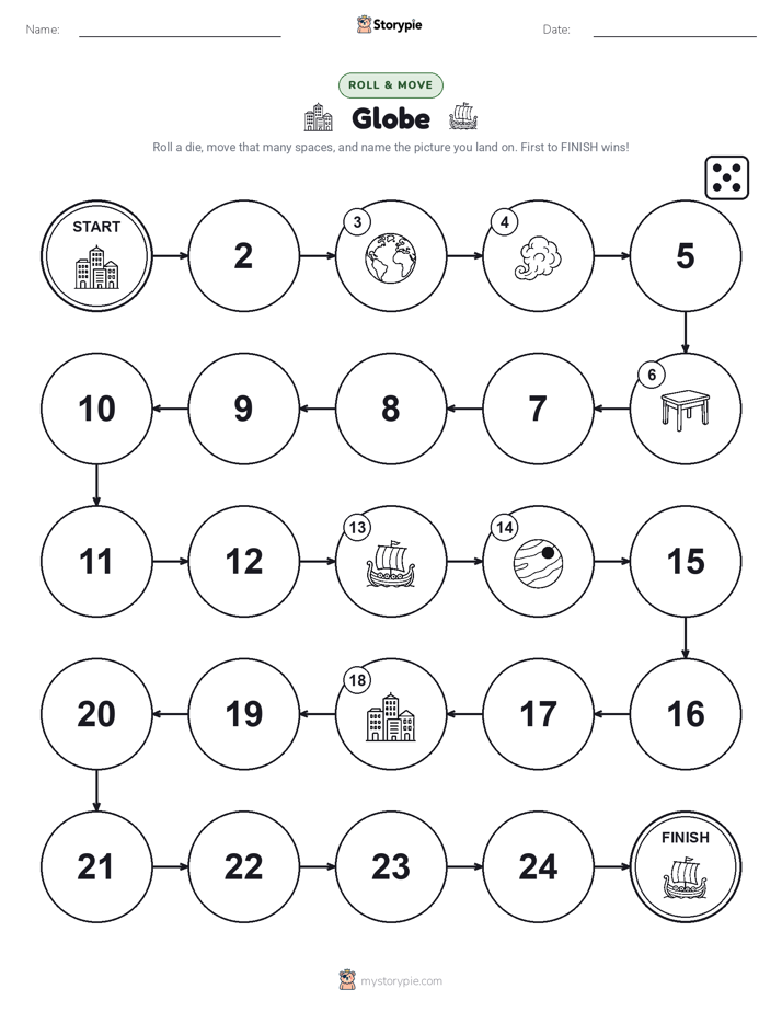 Roll & Move Game