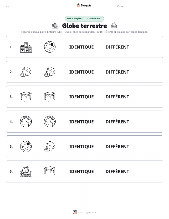 Identique ou Différent