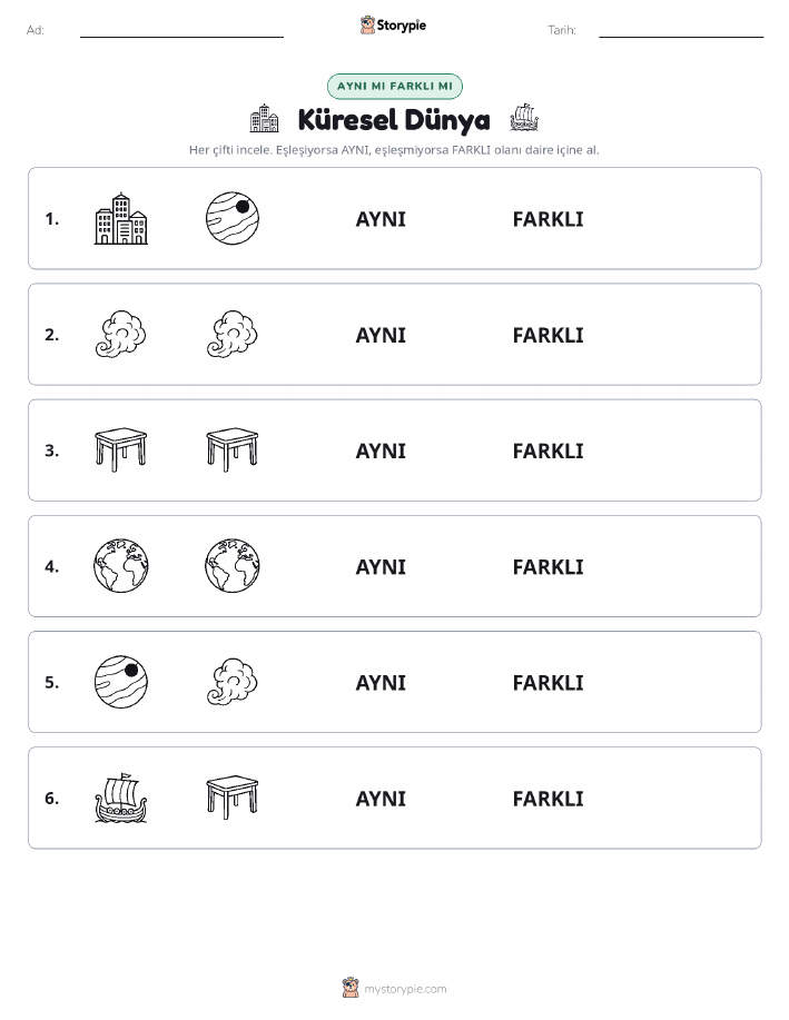 Aynı mı Farklı mı